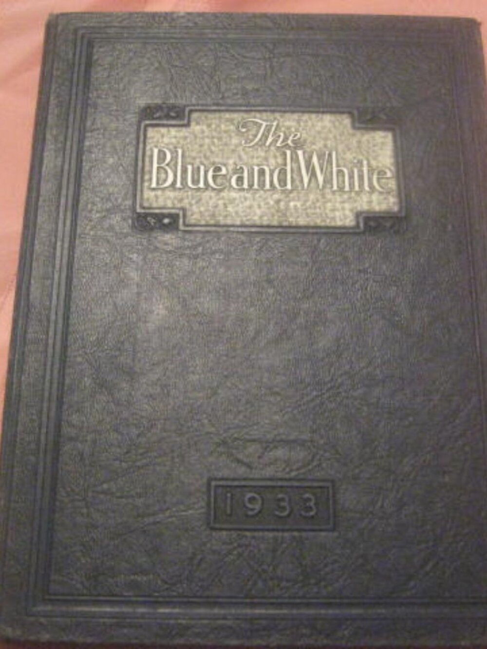 Vintage Yearbook 1933 Medford High School The Blue And White Massachusetts